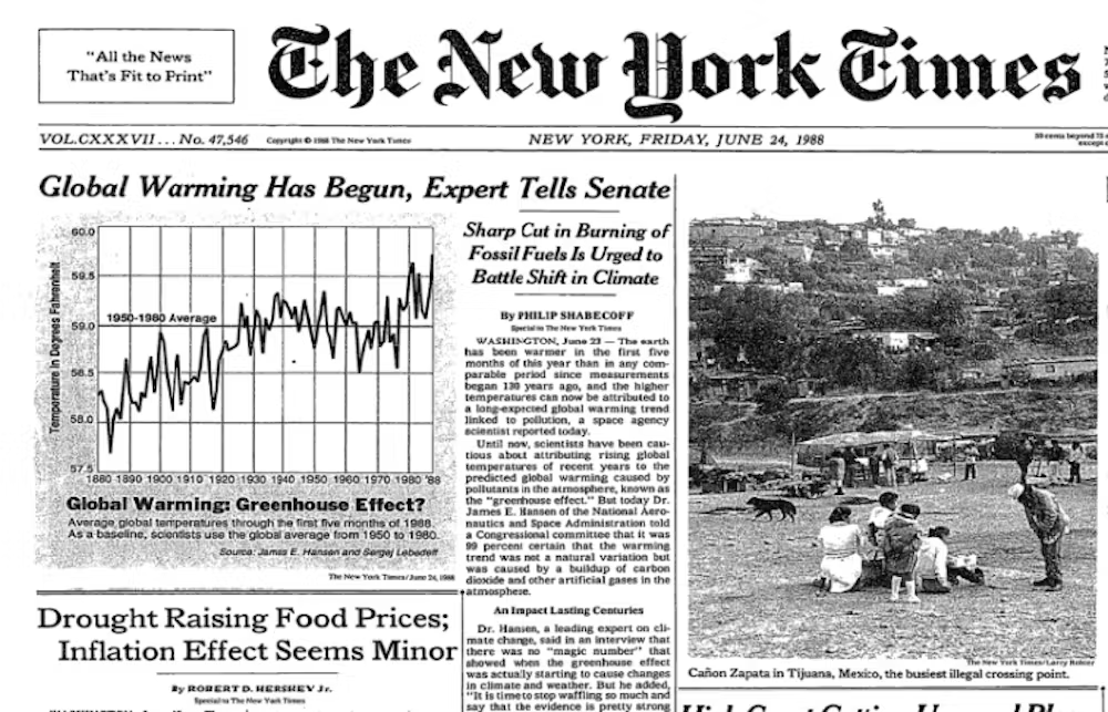 New York Times, 1988