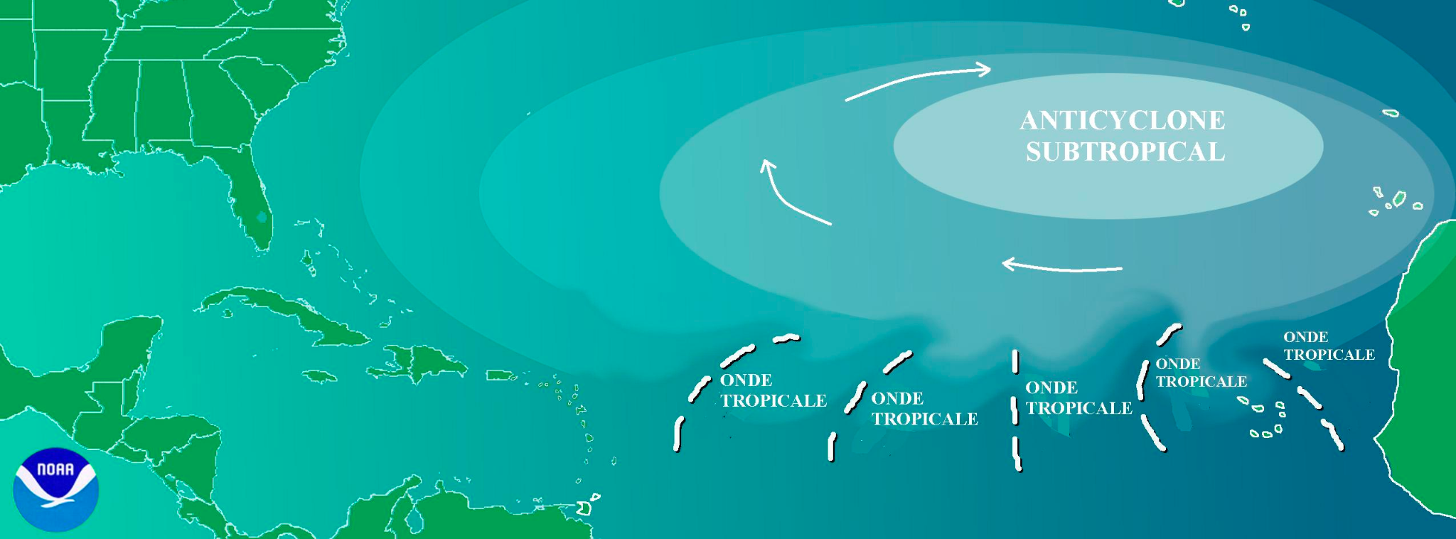 L'anticyclone subtropical des Açores